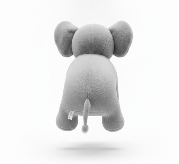 Gray Elephant Plush Toy