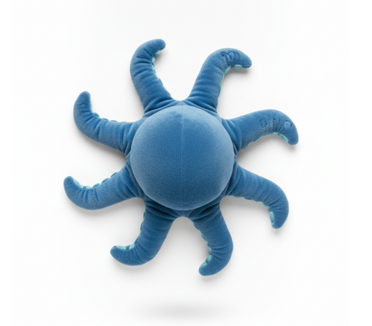 Blue Octopus Plush Toy