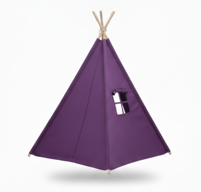 Purple Teepee Tent For Kids
