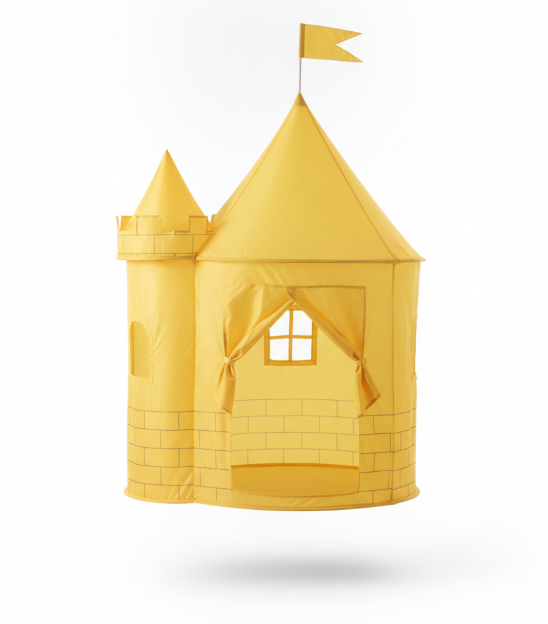 Yellow Castle Tent For Kids