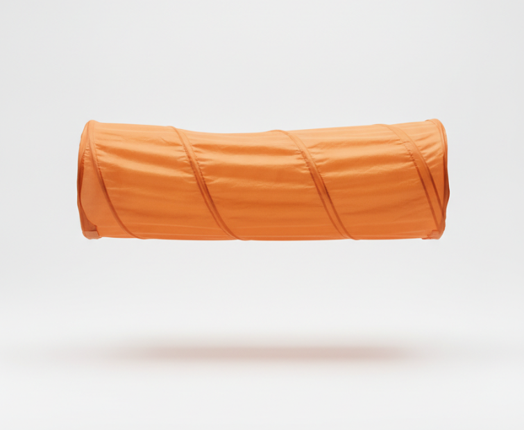 Orange Tunnel Tent For Kids