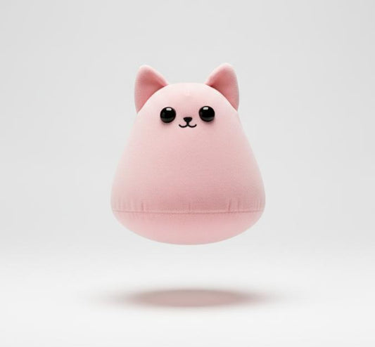 Pink Cat Plush Toy