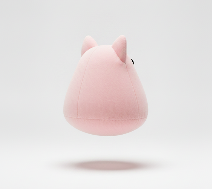 Pink Cat Plush Toy