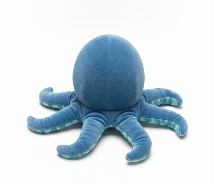 Blue Octopus Plush Toy