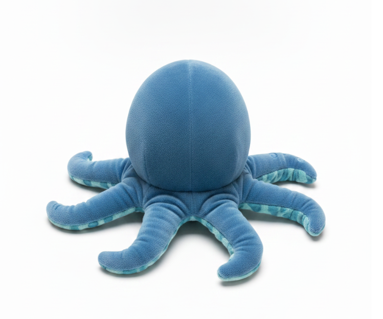 Blue Octopus Plush Toy