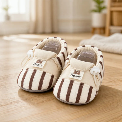 Baby Shoes Cotton Lined Anti-Slip Flexible Sole