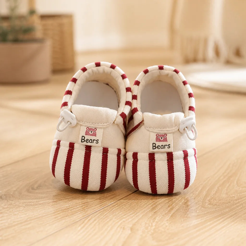 Baby Shoes Cotton Lined Anti-Slip Flexible Sole