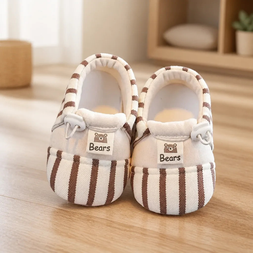 Baby Shoes Cotton Lined Anti-Slip Flexible Sole