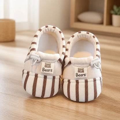 Baby Shoes Cotton Lined Anti-Slip Flexible Sole