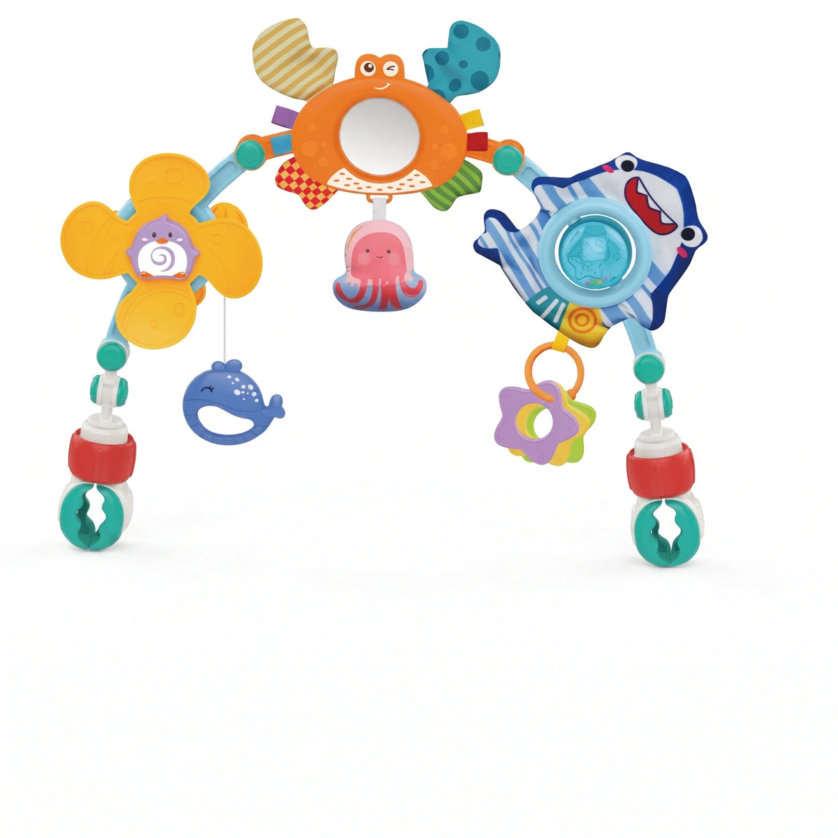 Baby Stroller Activity Arch Adjustable Foldable Musical Toys