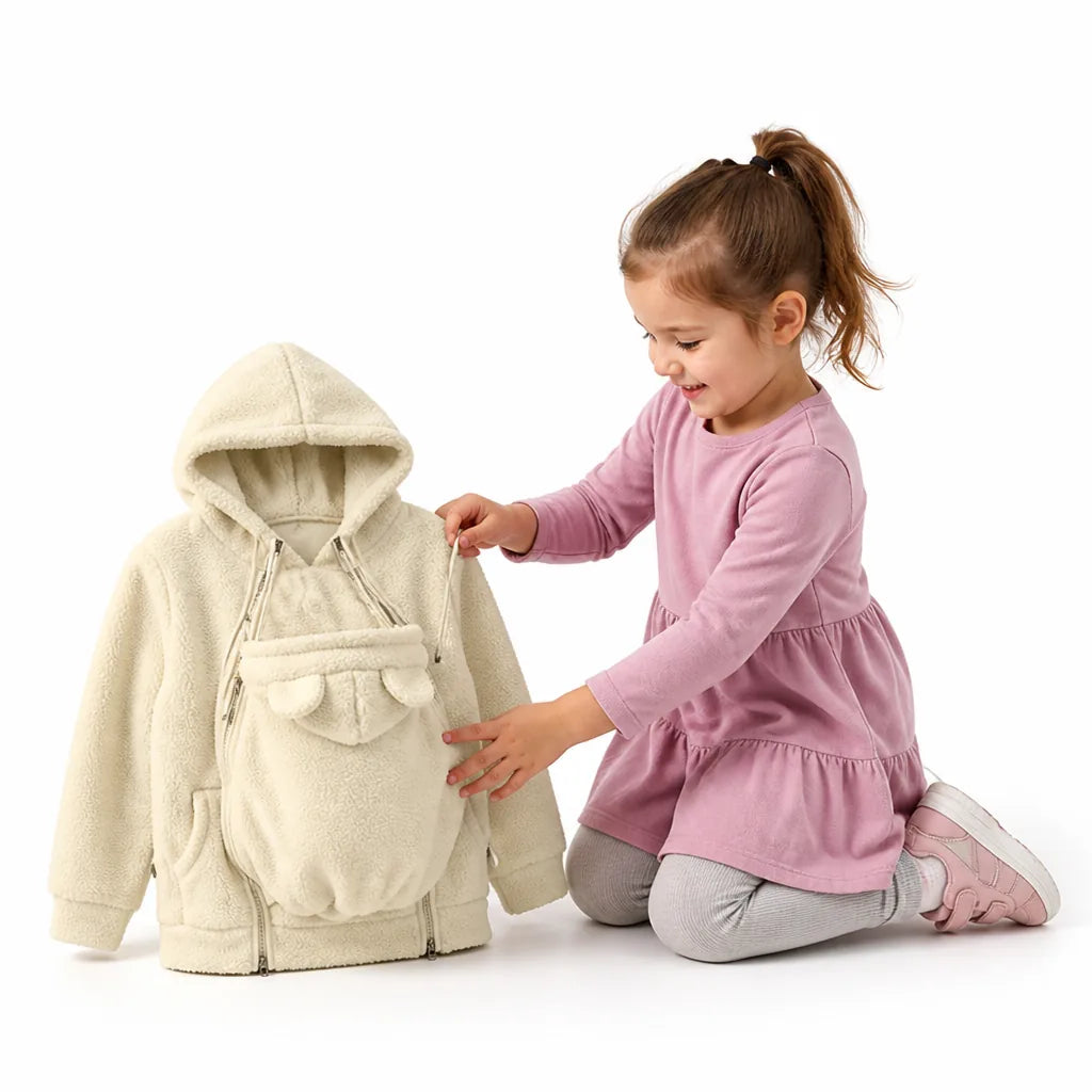 Babywearing Hoodie Jacket Two-In-One Integrated Carrying Panel Hooded Hooded Jacket