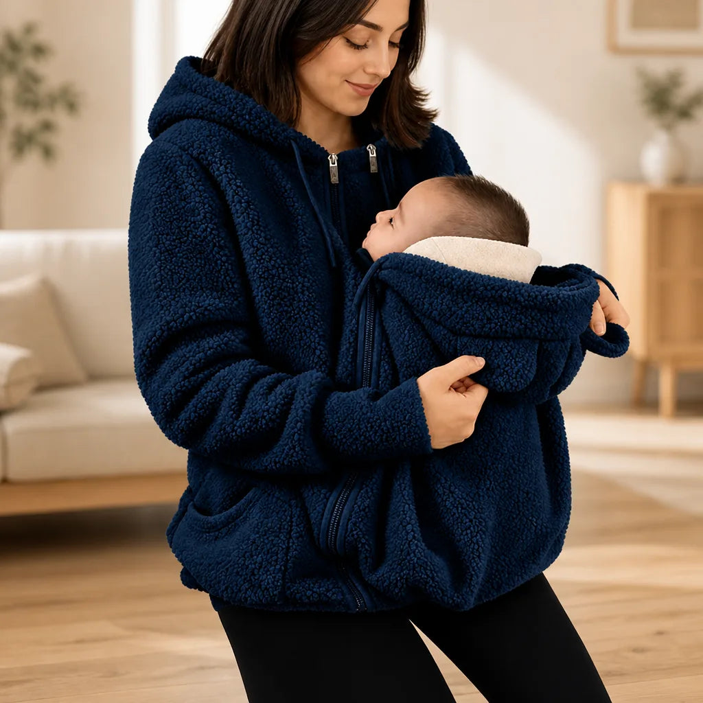 Babywearing Hoodie Jacket Two-In-One Integrated Carrying Panel Hooded Hooded Jacket