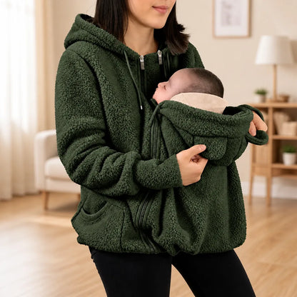 Babywearing Hoodie Jacket Two-In-One Integrated Carrying Panel Hooded Hooded Jacket