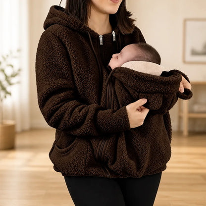 Babywearing Hoodie Jacket Two-In-One Integrated Carrying Panel Hooded Hooded Jacket