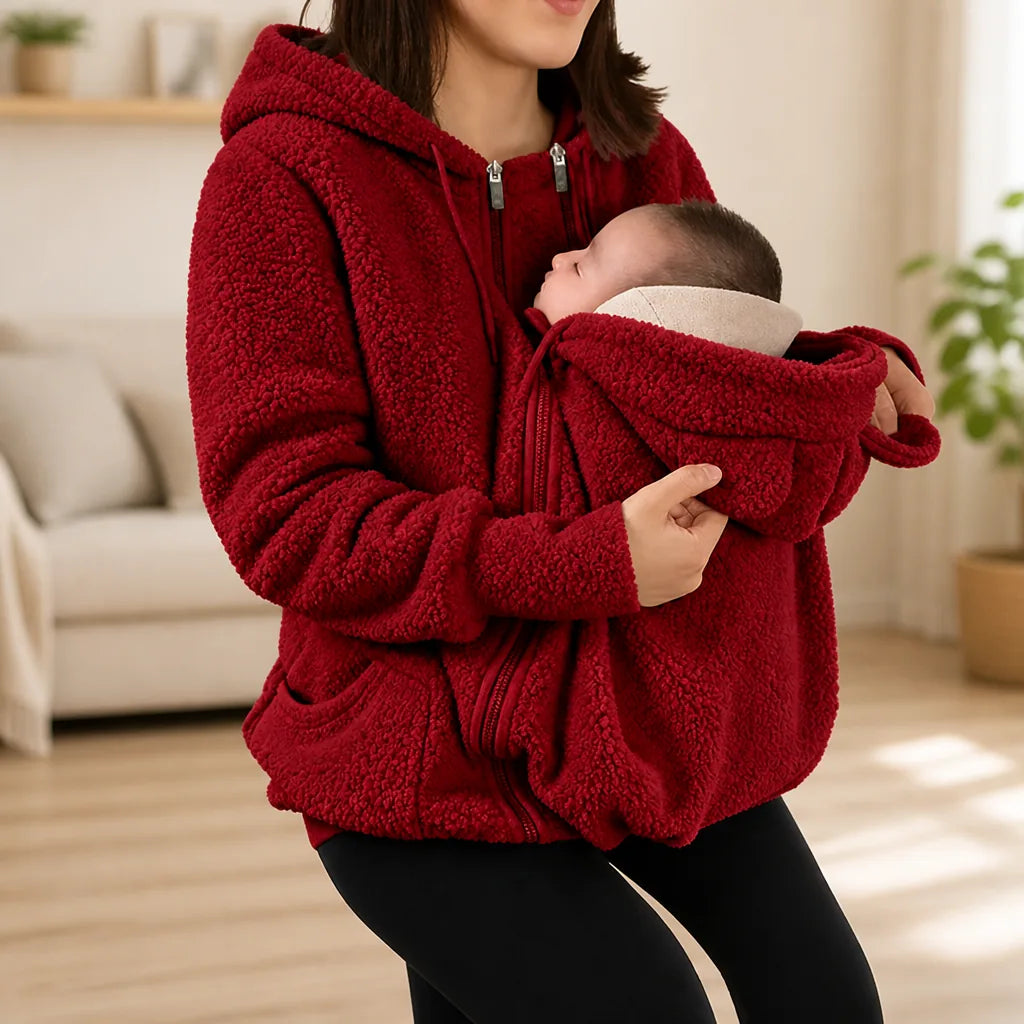 Babywearing Hoodie Jacket Two-In-One Integrated Carrying Panel Hooded Hooded Jacket