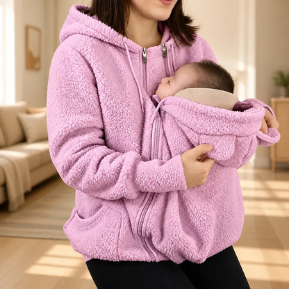 Babywearing Hoodie Jacket Two-In-One Integrated Carrying Panel Hooded Hooded Jacket