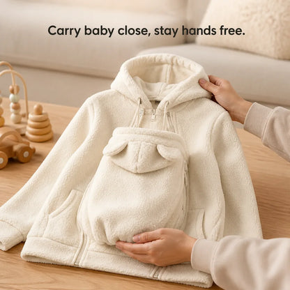 Babywearing Hoodie Jacket Two-In-One Integrated Carrying Panel Hooded Hooded Jacket