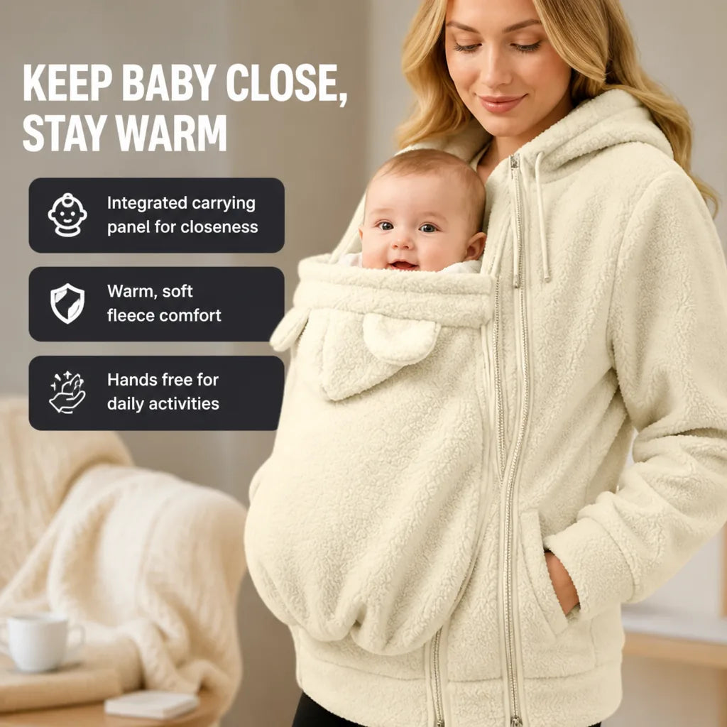 Babywearing Hoodie Jacket Two-In-One Integrated Carrying Panel Hooded Hooded Jacket