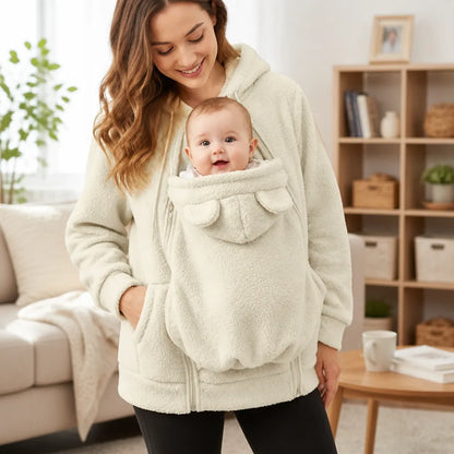 Babywearing Hoodie Jacket Two-In-One Integrated Carrying Panel Hooded Hooded Jacket