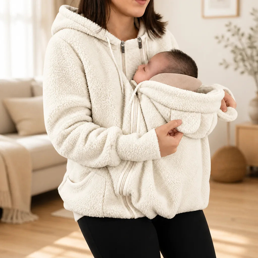 Babywearing Hoodie Jacket Two-In-One Integrated Carrying Panel Hooded Hooded Jacket