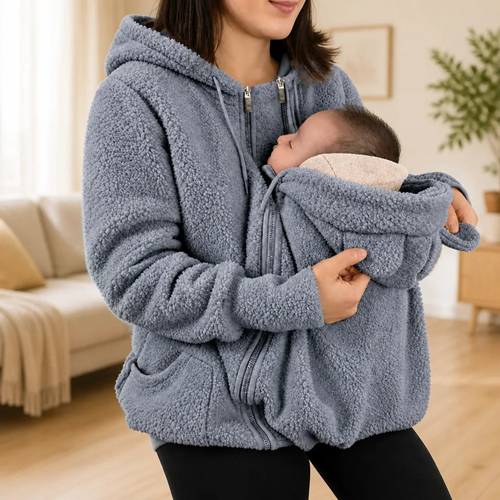 Babywearing Hoodie Jacket Two-In-One Integrated Carrying Panel Hooded Hooded Jacket