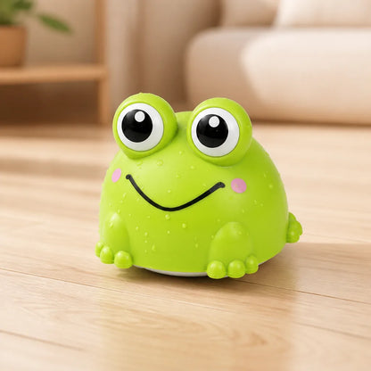 Bath Toy Automatic Water-Sensor Spray Light-Up Frog