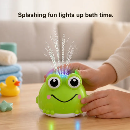 Bath Toy Automatic Water Spray Light-Up Sensor Activated