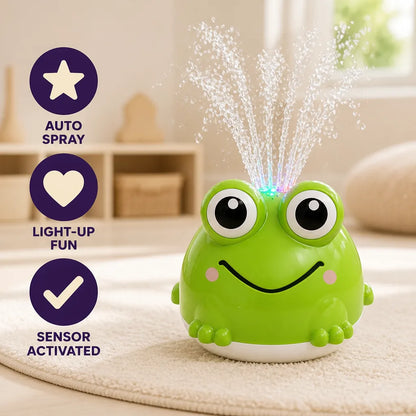 Bath Toy Automatic Water Spray Light-Up Sensor Activated