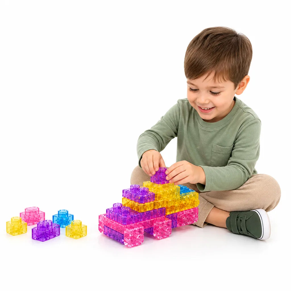 Building Blocks Flexible Colorful Set of 40