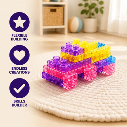 Building Blocks Flexible Colorful Set of 40