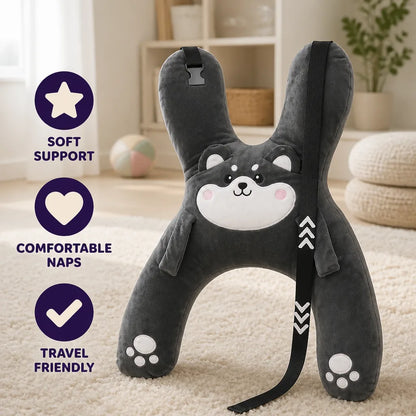 Car Seat Head Support Pillow Plush Padded Lightweight