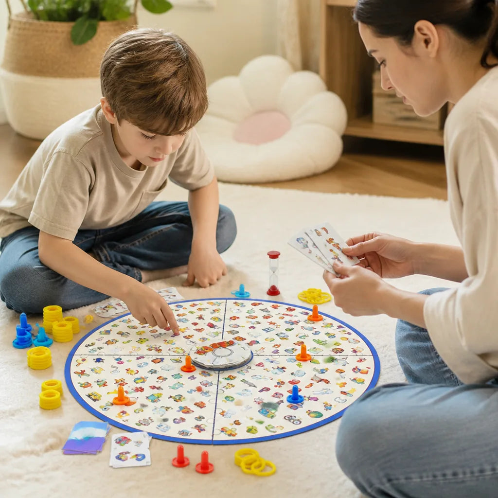 Children's Educational Detective Board Game (60 Clue Cards)