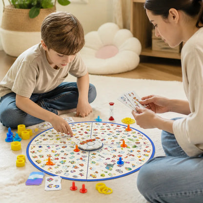Children's Educational Detective Board Game (60 Clue Cards)