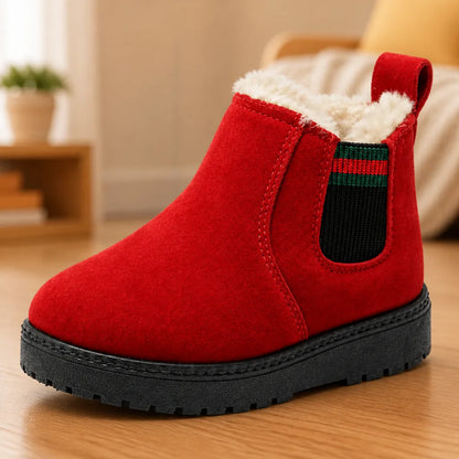 Children’s Winter Boots Plush Lined Waterproof Non-Slip Sole