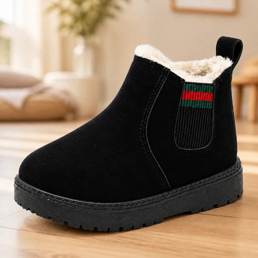 Children’s Winter Boots Plush Lined Waterproof Non-Slip Sole