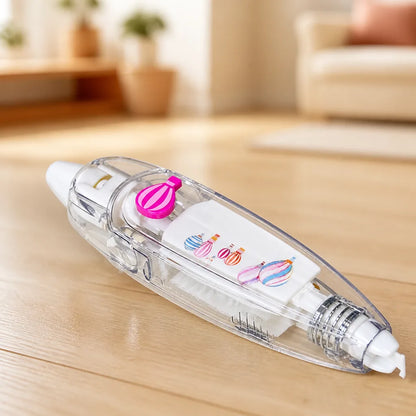 Decorative Tape Dispenser Compact Patterned Washi-Style Tape