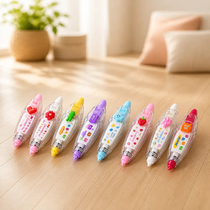 Decorative Tape Dispenser Compact Patterned Washi-Style Tape