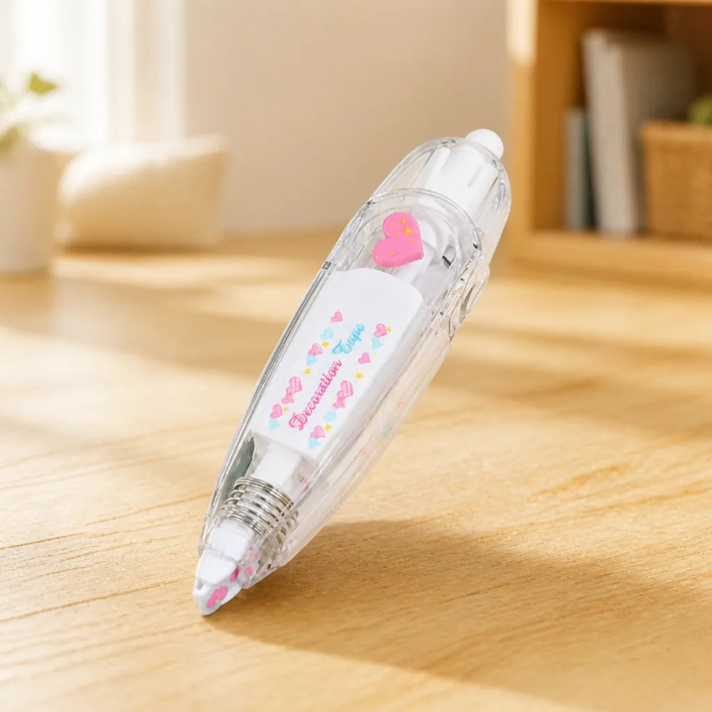 Decorative Tape Dispenser Compact Patterned Washi-Style Tape