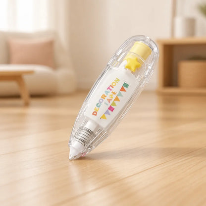 Decorative Tape Dispenser Compact Patterned Washi-Style Tape