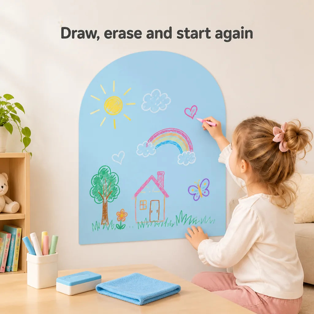 Drawing Board Magnetic Writable Self-Adhesive Wall Mount