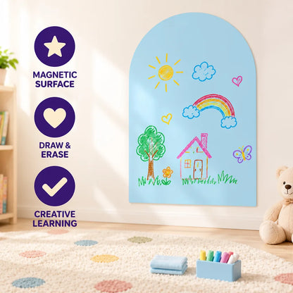 Drawing Board Magnetic Writable Self-Adhesive Wall Mount