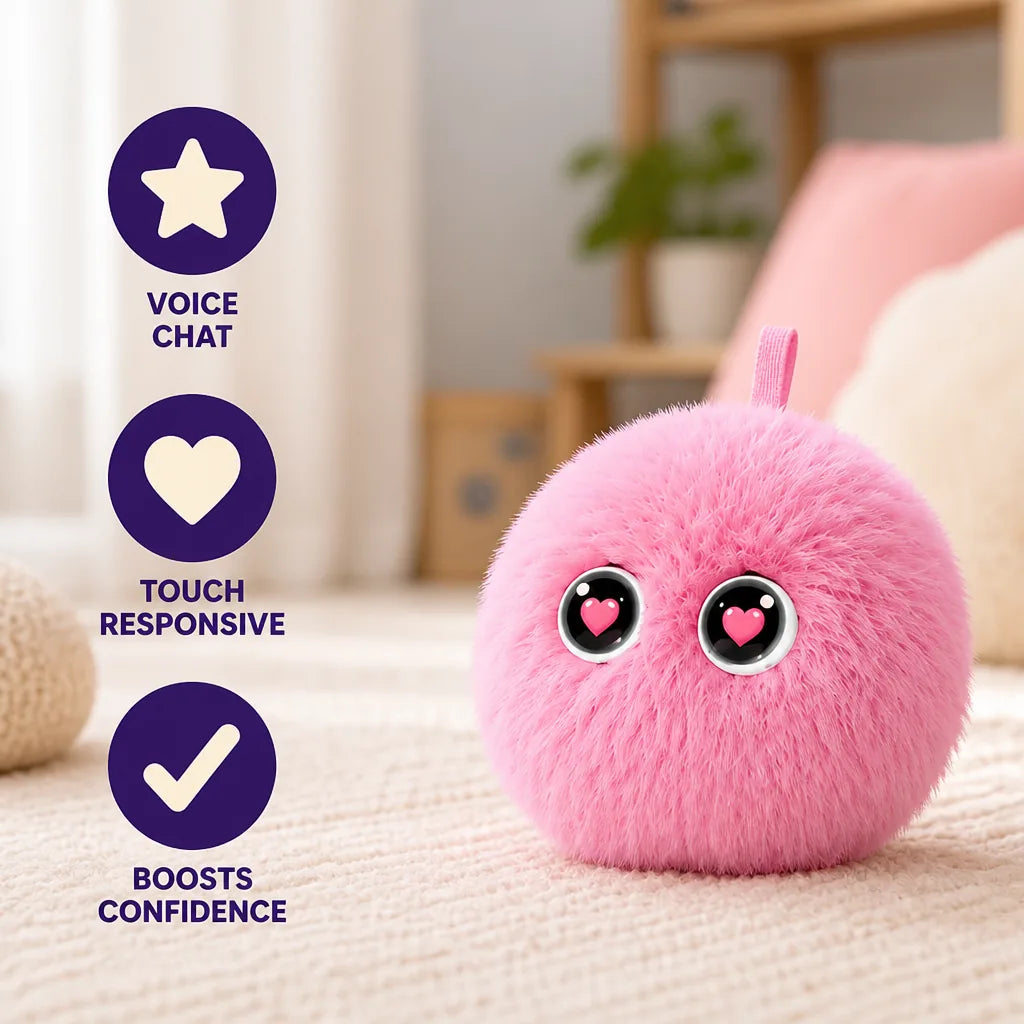 Interactive Plush Toy Voice Chat Touch-Responsive Rechargeable
