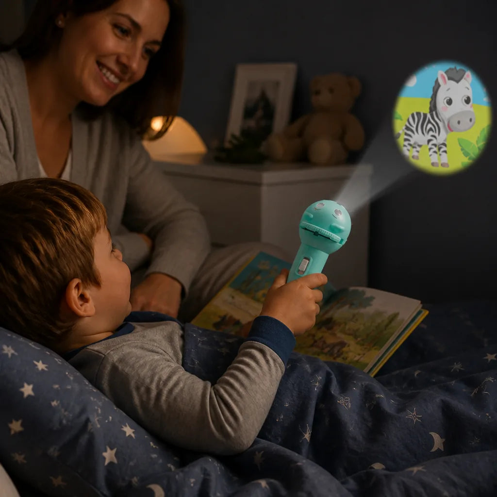Kids Adjustable Focus Projector Flashlight (3 Disks)