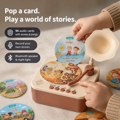 Kids Story Player 96 Audio Cards Recording Function