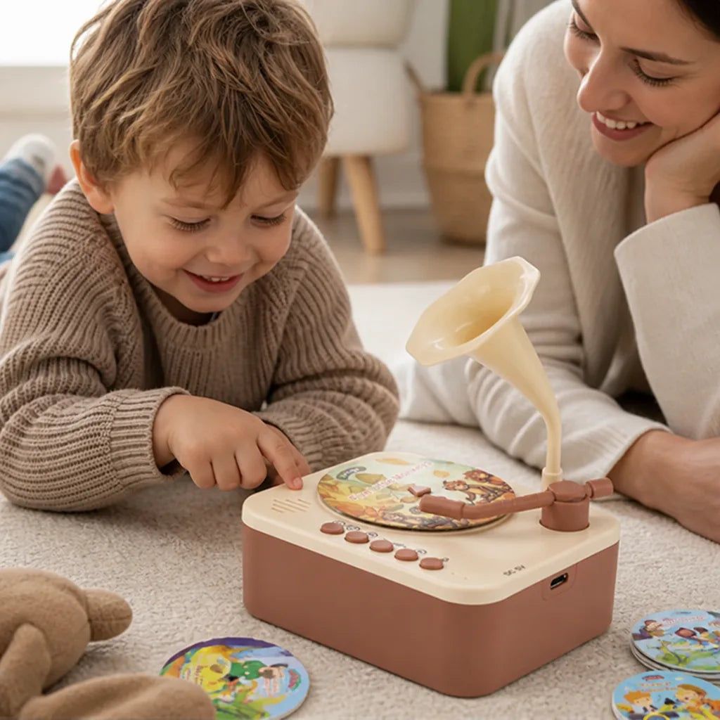 Kids Story Player 96 Audio Cards Recording Function
