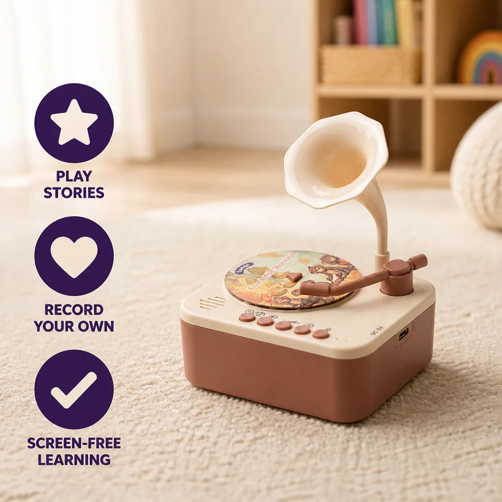 Kids Story Player 96 Audio Cards Recording Function