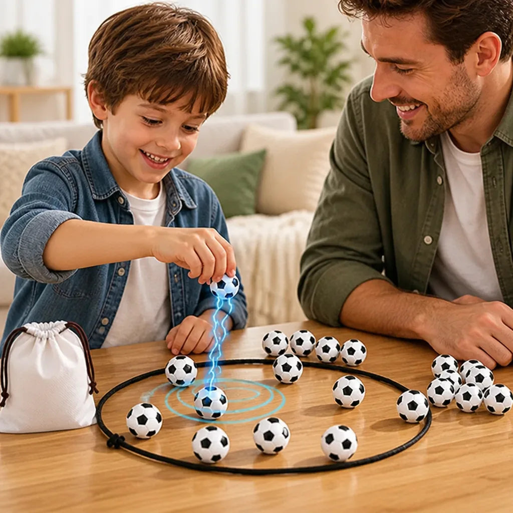 Magnetic Football Game Strategic 20-Piece Set With Storage Bag