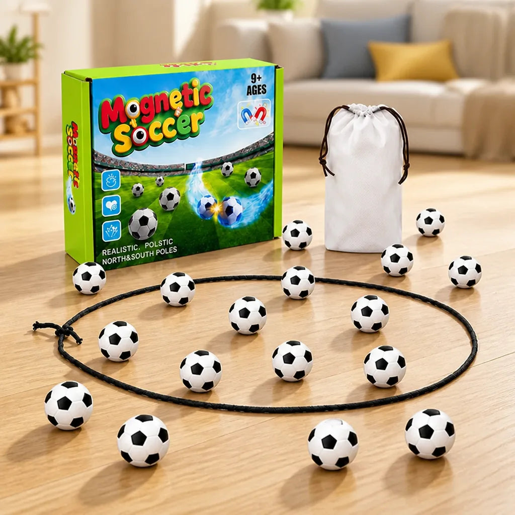 Magnetic Football Game Strategic 20-Piece Set With Storage Bag
