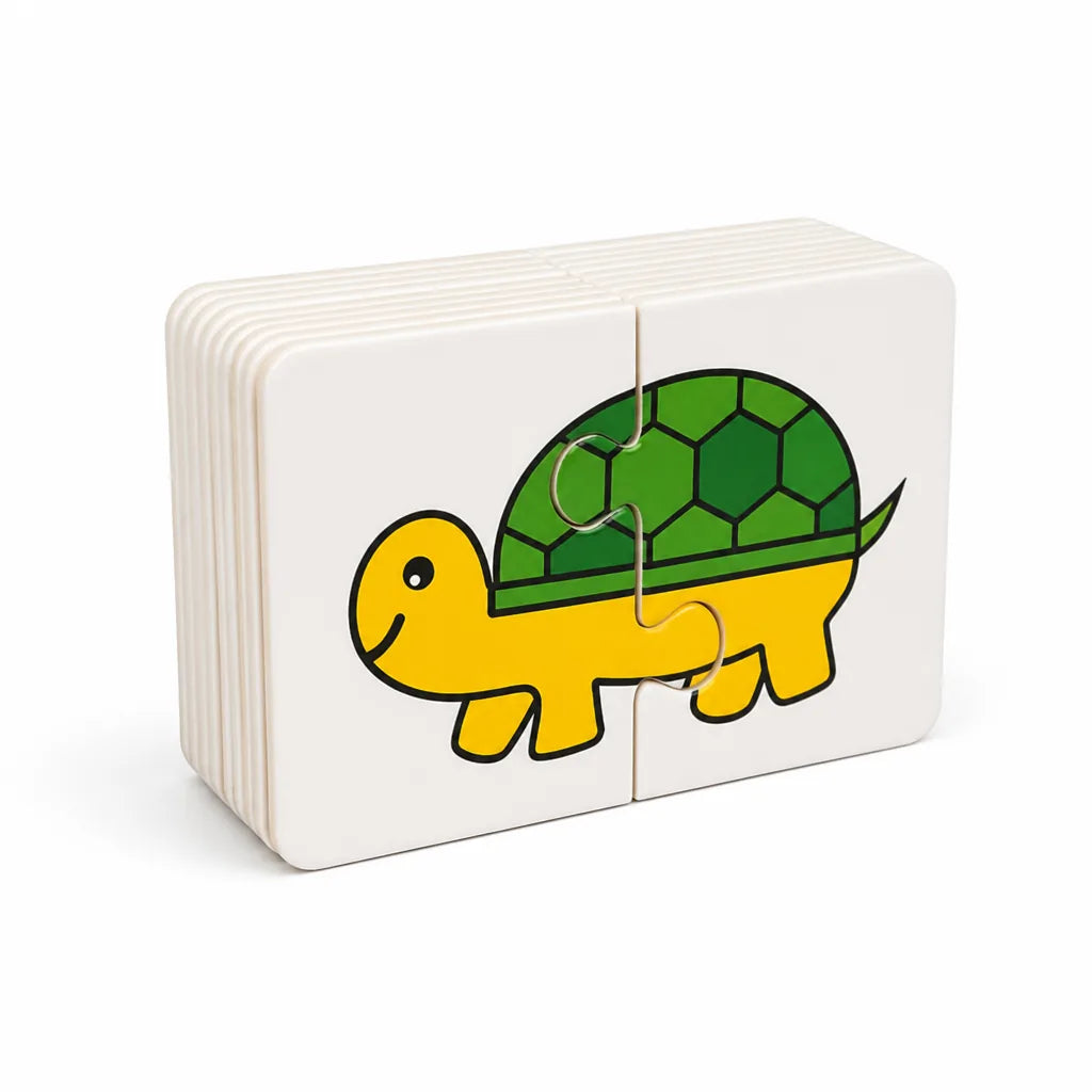 Sort-and-Match Cardboard Kids Puzzle