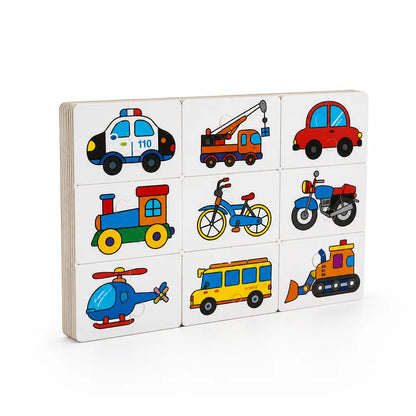 Sort-and-Match Cardboard Kids Puzzle